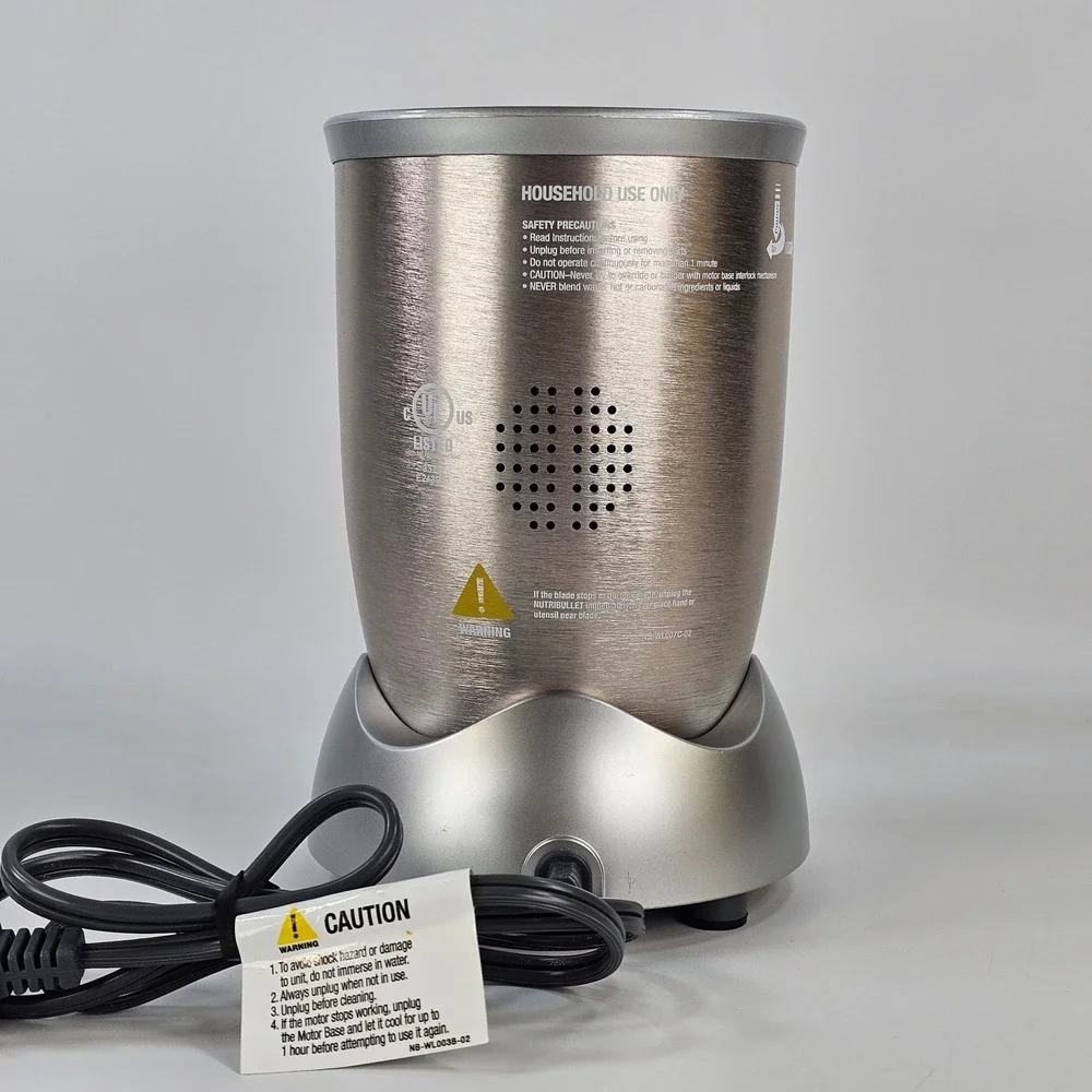 NutriBullet 900 Series Magic Bullet Blender Champagne Gold 9 Piece NB-WL007C-02